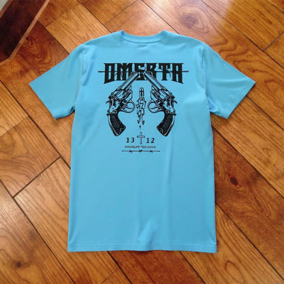 SRIVWEAR™ "OMERTA 1312" Синя тениска