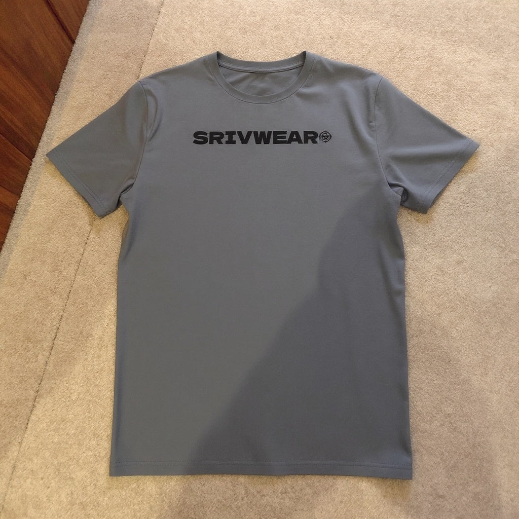 SRIVWEAR™ "ПОД ПРИЦЕЛ" Сива тениска