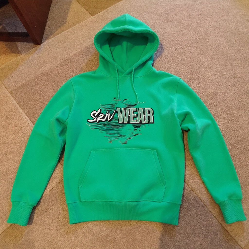 SRIVWEAR™ "К€ША МЕ ПРАВИ ЩА$ТЛИВ" Зелено худи